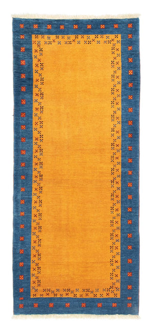 Tapis de couloir Tapis Gabbeh - Loribaft Persan - 214 x 88 cm - multicolore
