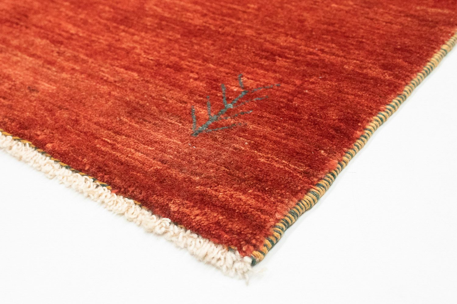 Tapis Gabbeh - Loribaft Persan - 146 x 90 cm - rouge