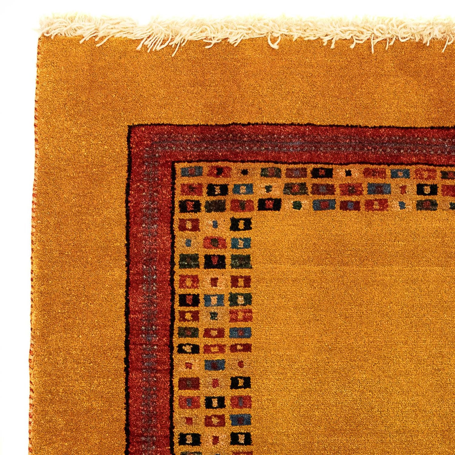 Tapis Gabbeh - Loribaft Persan - 118 x 84 cm - marron