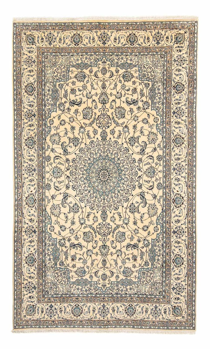 Tapis persan - Nain - 305 x 198 cm - beige