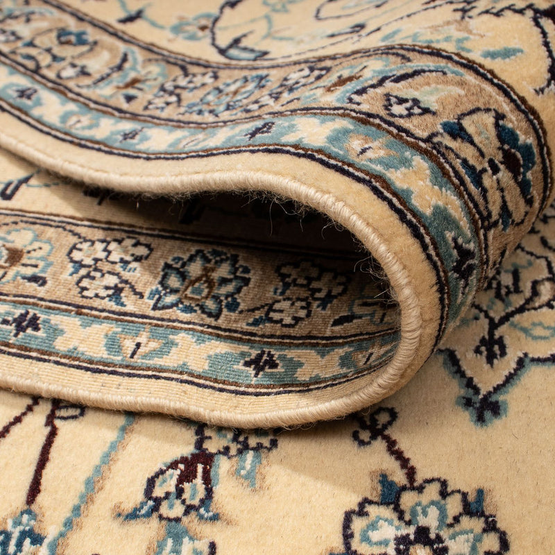 Tapis persan - Nain - 305 x 198 cm - beige