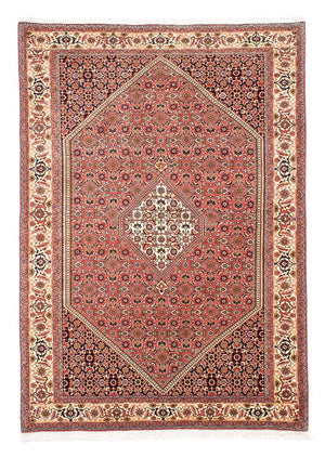 Tapis persan - Bidjar - 252 x 173 cm - rouge clair