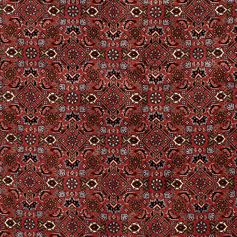 Tapis persan - Bidjar - 205 x 136 cm - rouge foncé