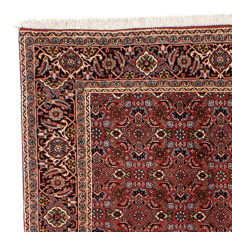 Tapis persan - Bidjar - 205 x 136 cm - rouge foncé