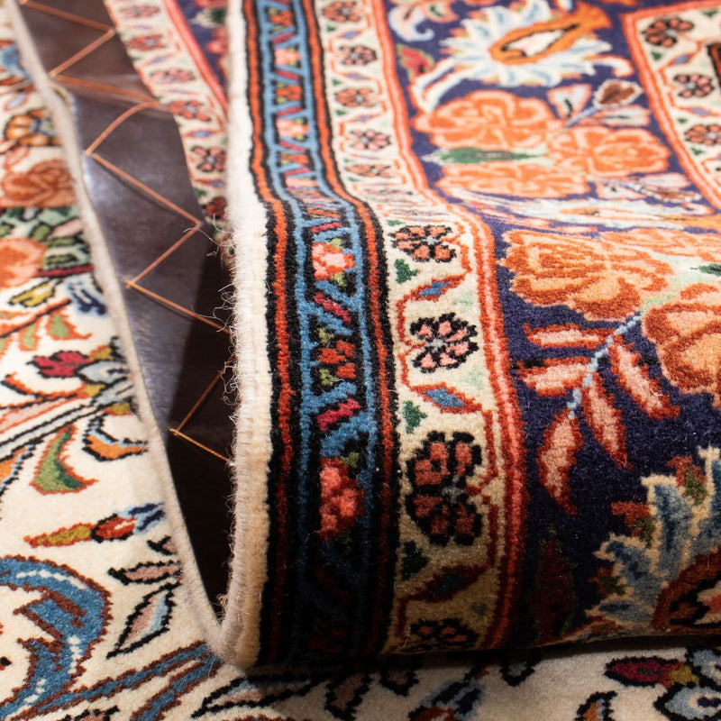Tapis persan - Bidjar - 205 x 136 cm - rouge foncé