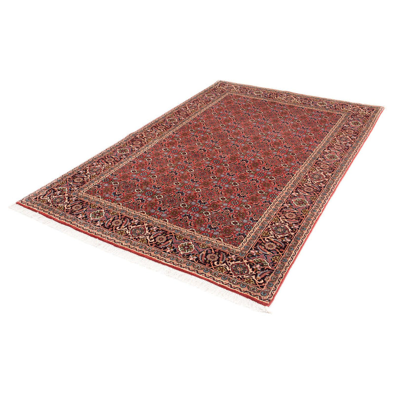 Tapis persan - Bidjar - 205 x 136 cm - rouge foncé