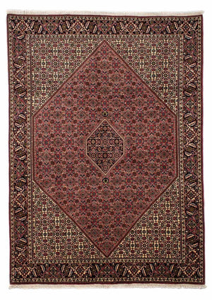 Tapis persan - Bidjar - 291 x 201 cm - rouge clair