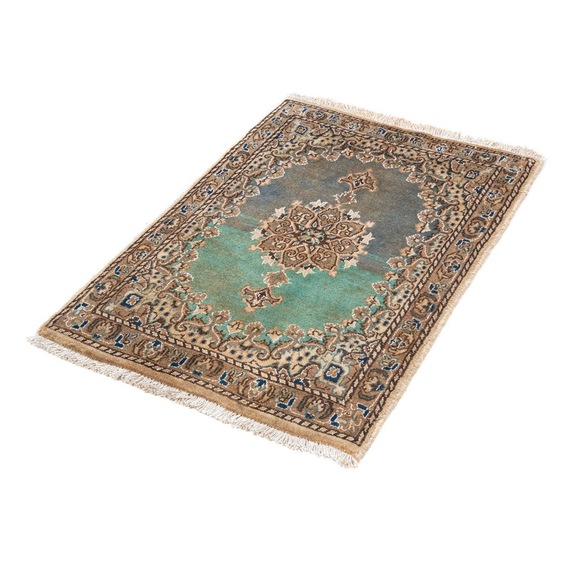 Tapis persan - Nain - 80 x 55 cm - marron clair