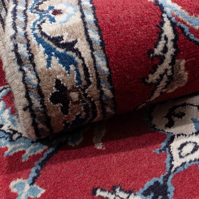 Tapis persan - Nain - 135 x 88 cm - rouge foncé