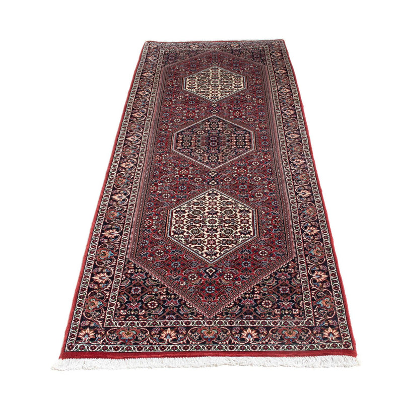 Tapis de couloir Tapis persan - Bidjar - 225 x 72 cm - rouge