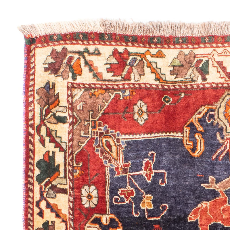 Tapis persan - Nomadic - 170 x 117 cm - bleu foncé