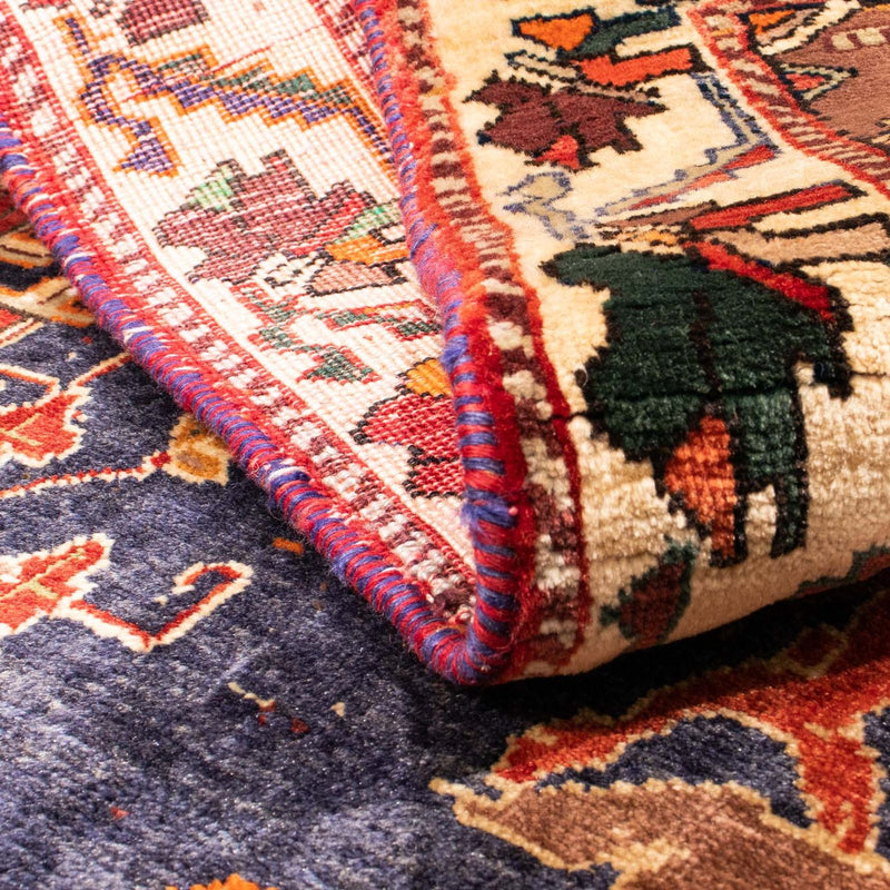 Tapis persan - Nomadic - 170 x 117 cm - bleu foncé