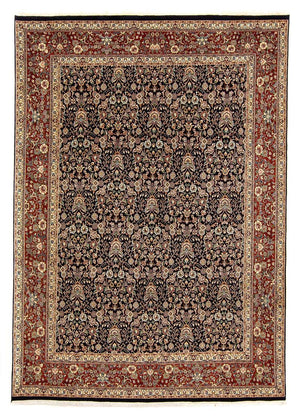 Tapis persan - Classique - 330 x 238 cm - bleu foncé