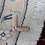 Tapis persan - Nain ronde  - 245 x 245 cm - rouge foncé