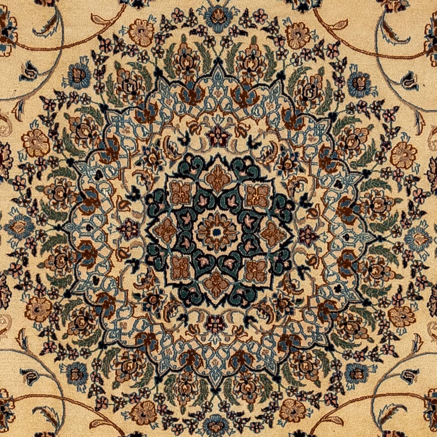 Tapis persan - Nain - Royal - 337 x 250 cm - beige foncé