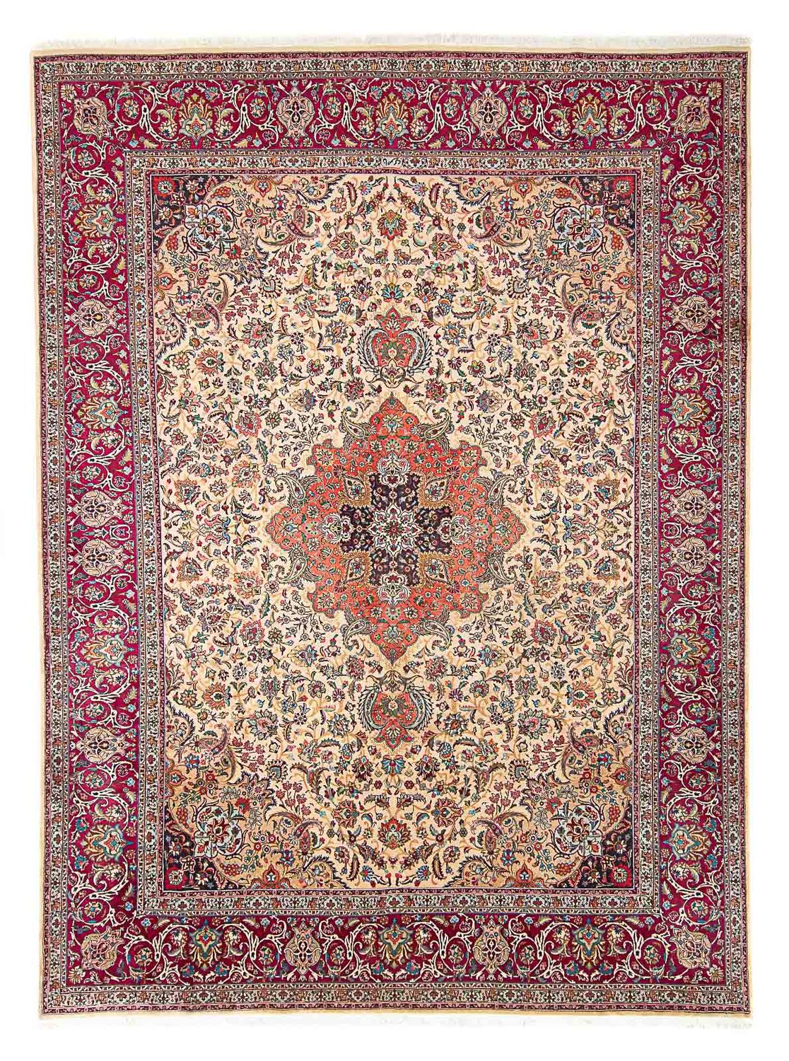 Tapis persan - Tabriz - Royal - 395 x 298 cm - beige