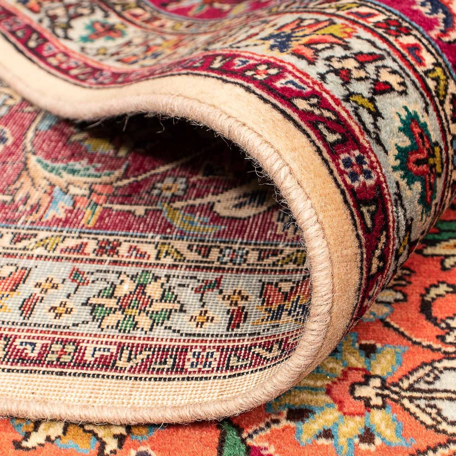 Tapis persan - Tabriz - Royal - 395 x 298 cm - beige