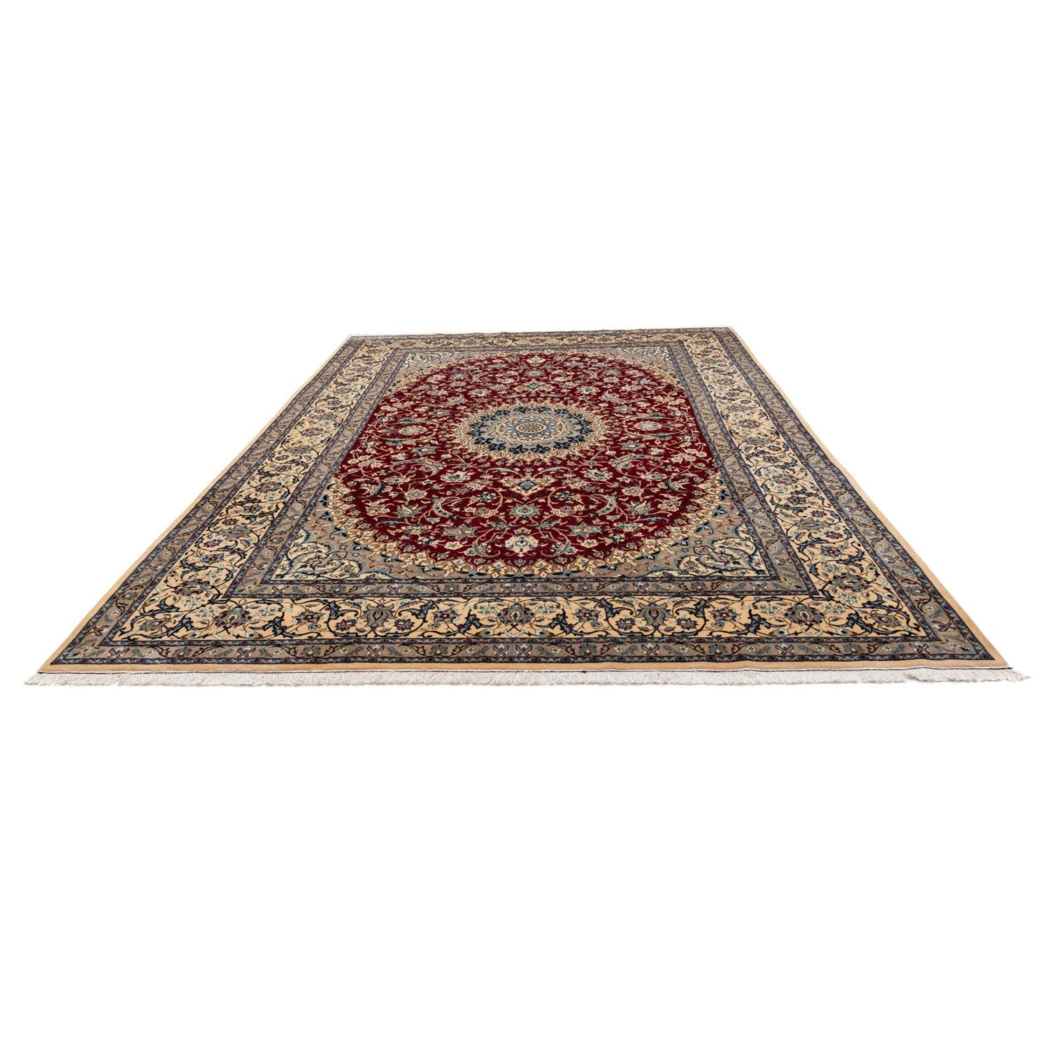 Tapis persan - Nain - Royal - 344 x 248 cm - noir