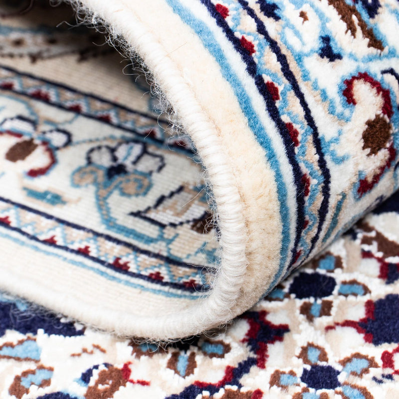Tapis persan - Nain - Royal - 291 x 200 cm - bleu foncé