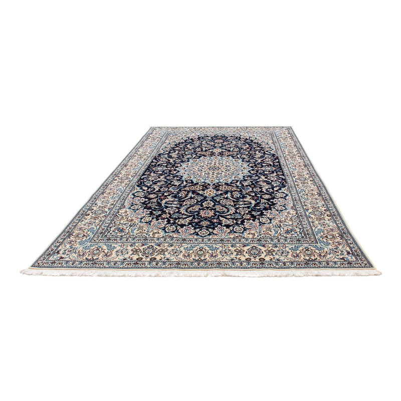 Tapis persan - Nain - Royal - 291 x 200 cm - bleu foncé