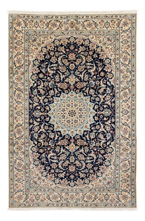 Tapis persan - Nain - Royal - 298 x 200 cm - bleu foncé