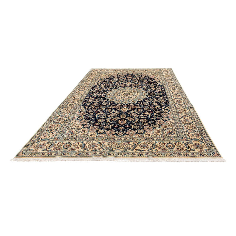 Tapis persan - Nain - Royal - 298 x 200 cm - bleu foncé