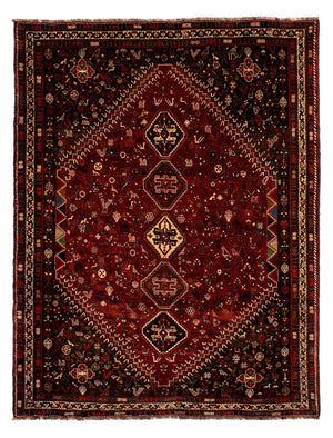 Tapis persan - Nomadic - 310 x 228 cm - rouge foncé