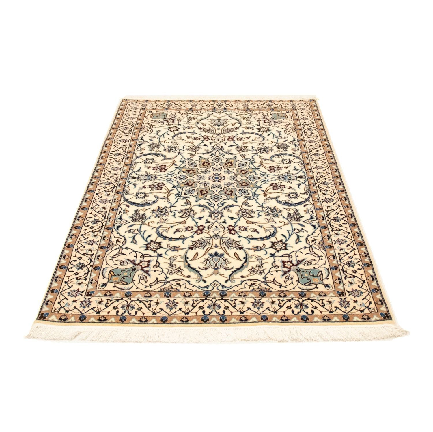 Tapis persan - Nain - Premium - 151 x 100 cm - beige