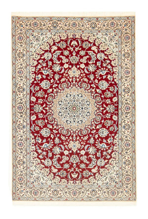 Tapis persan - Nain - Premium - 159 x 106 cm - rouge