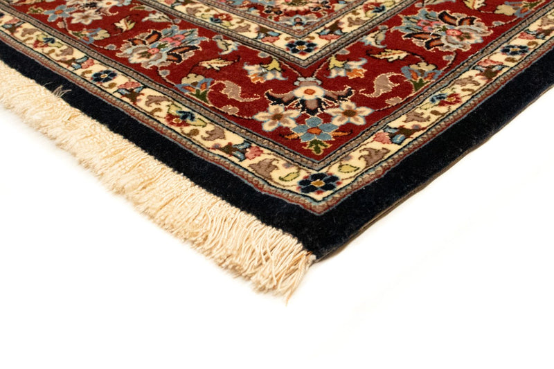 Perserteppich - Ghom 151 x 105 cm - schwarz