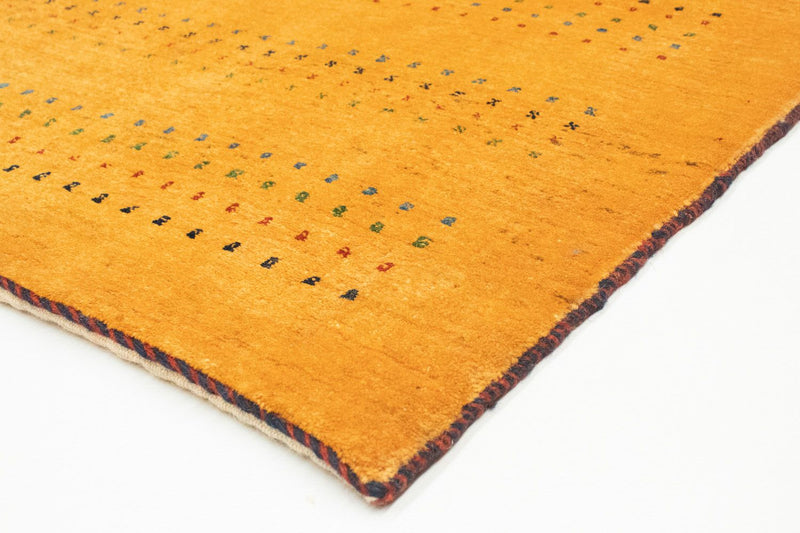 Tapis de couloir Tapis Gabbeh - Loribaft Persan - 197 x 83 cm - or