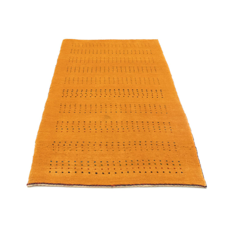 Tapis de couloir Tapis Gabbeh - Loribaft Persan - 197 x 83 cm - or