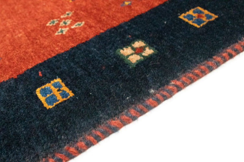 Tapis de couloir Tapis Gabbeh - Loribaft Persan - 190 x 85 cm - rouge