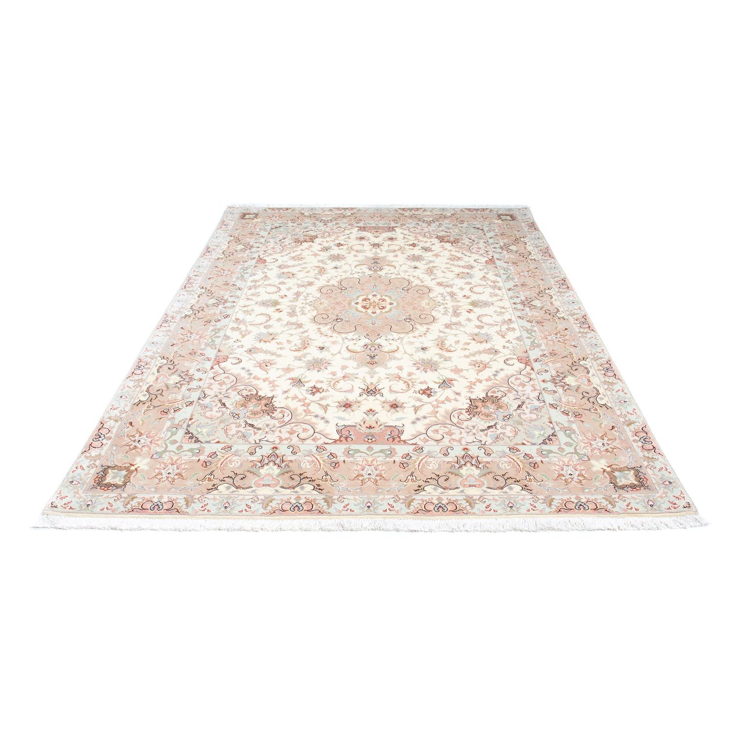 Tapis persan - Tabriz - Royal - 248 x 168 cm - beige