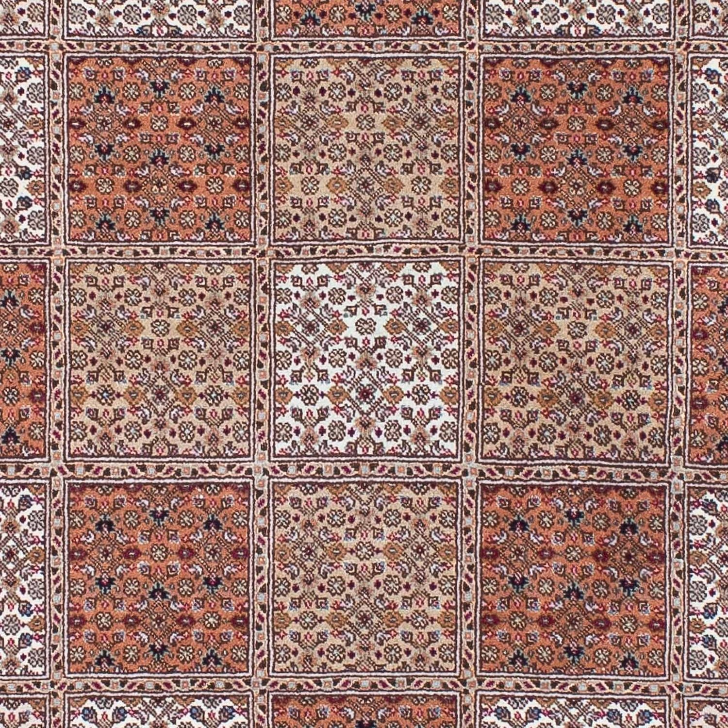 Tapis persan - Tabriz carré  - 153 x 150 cm - rouge foncé