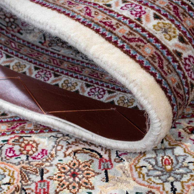 Tapis persan - Tabriz carré  - 153 x 150 cm - rouge foncé