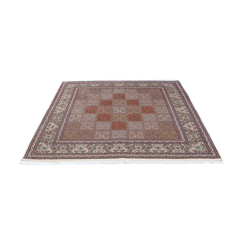 Tapis persan - Tabriz carré  - 153 x 150 cm - rouge foncé
