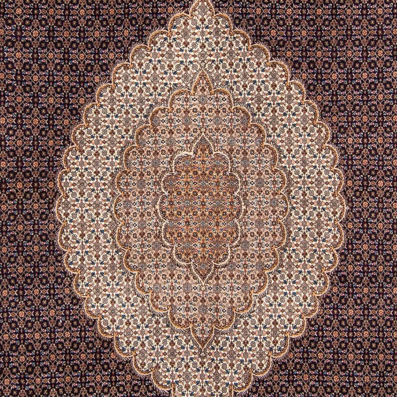Tapis persan - Tabriz - 310 x 200 cm - bleu foncé