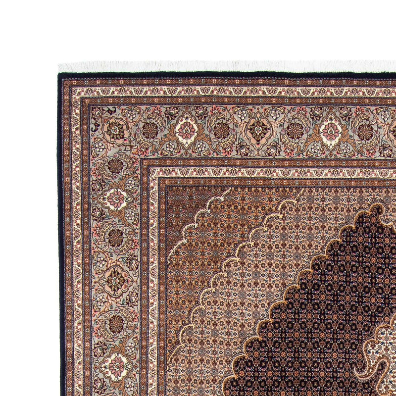 Tapis persan - Tabriz - 310 x 200 cm - bleu foncé