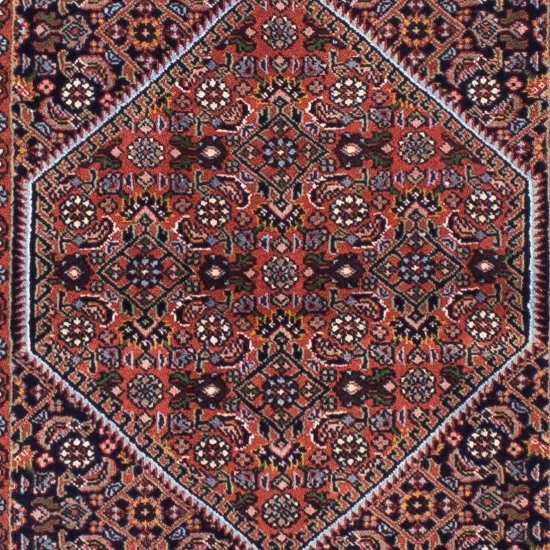 Tapis de couloir Tapis persan - Bidjar - 291 x 70 cm - bleu foncé
