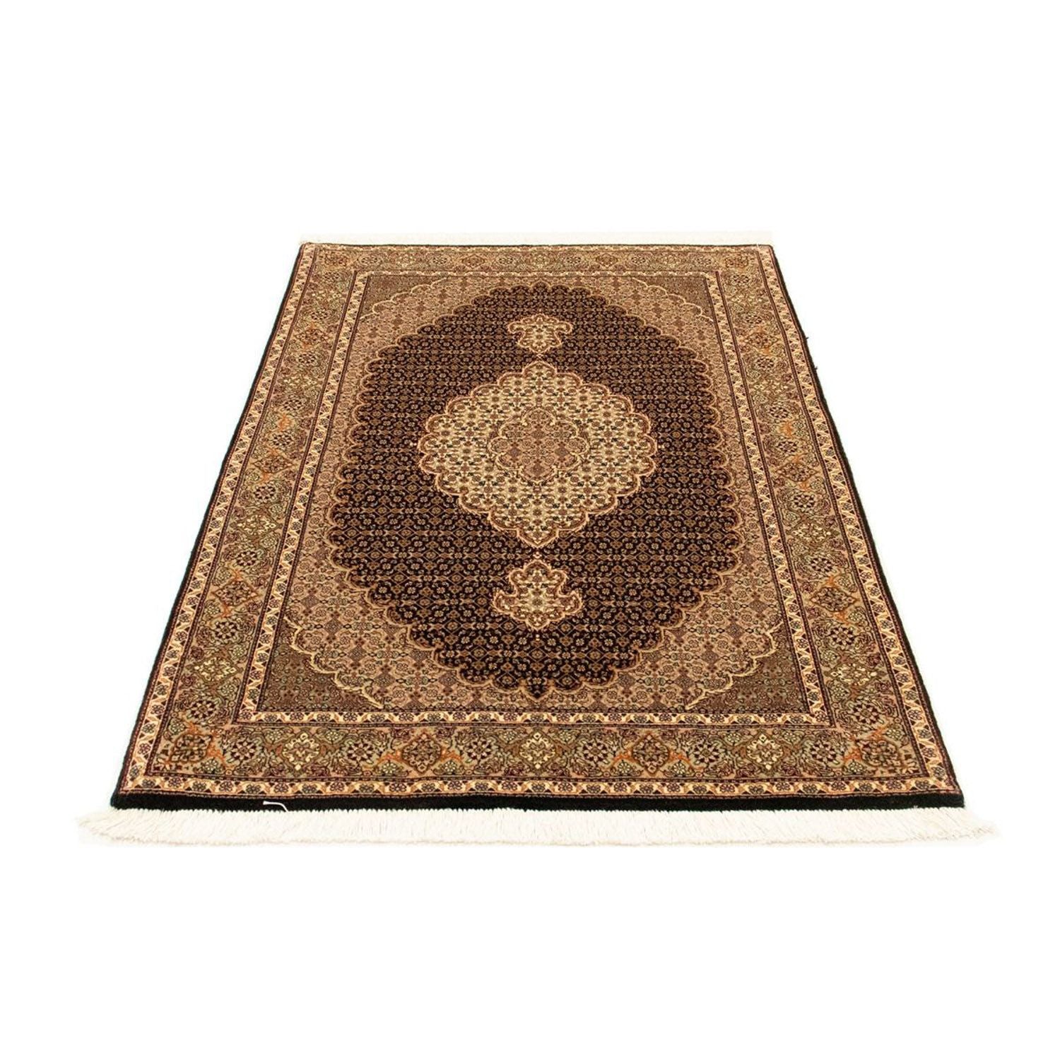 Tapis persan - Tabriz - Royal - 148 x 102 cm - bleu foncé