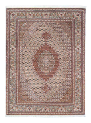 Tapis persan - Tabriz - 202 x 150 cm - marron clair