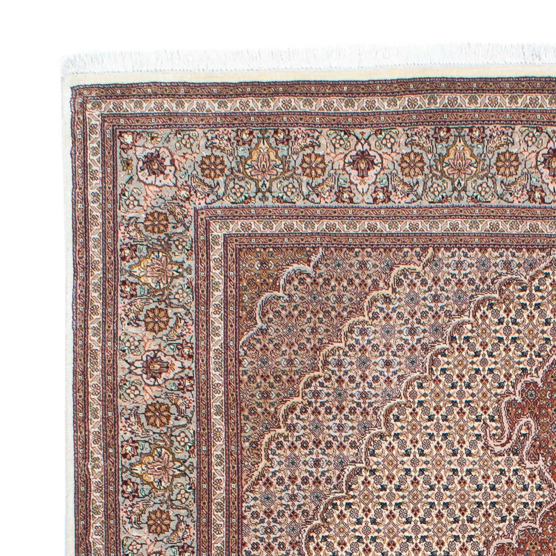 Tapis persan - Tabriz - 202 x 150 cm - marron clair
