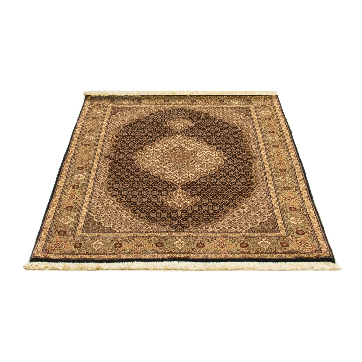 Tapis persan - Tabriz - 147 x 99 cm - noir