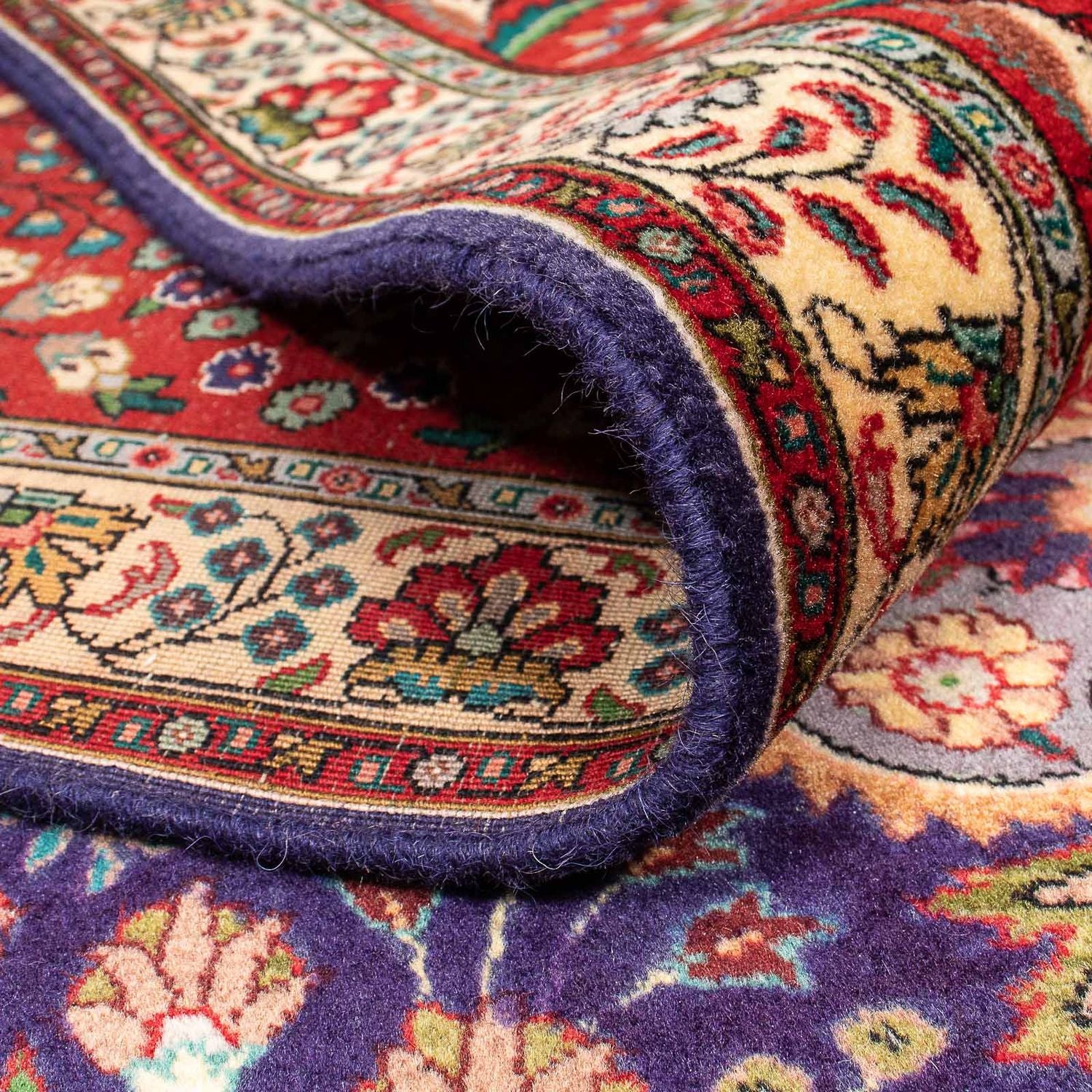 Tapis persan - Tabriz - Royal - 374 x 296 cm - bleu