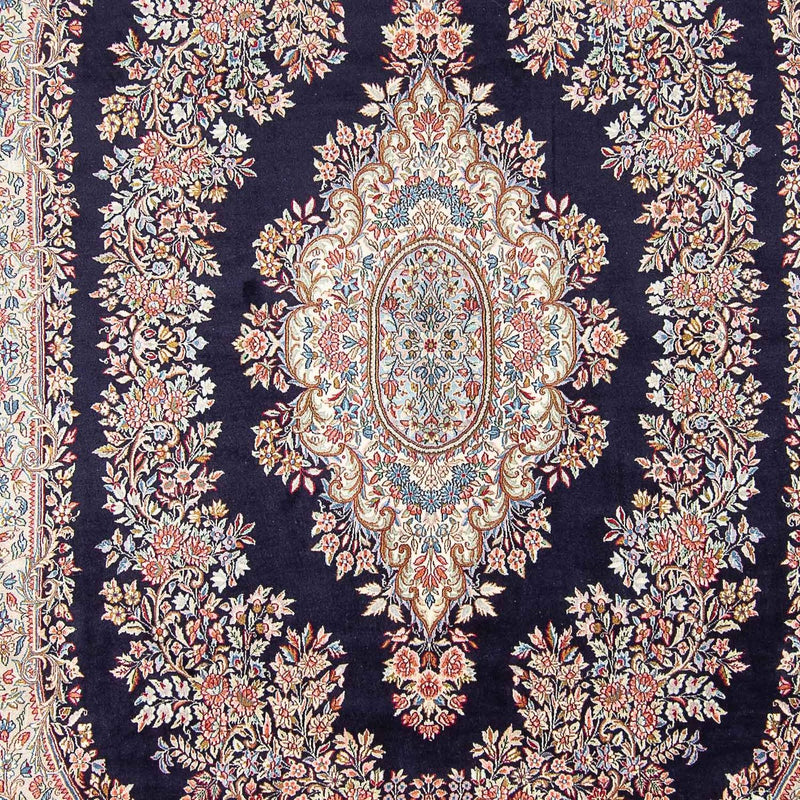 Tapis persan - Royal - 398 x 292 cm - bleu foncé