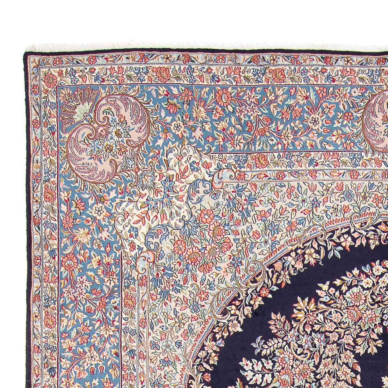 Tapis persan - Royal - 398 x 292 cm - bleu foncé