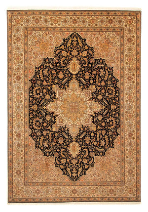 Tapis persan - Tabriz - Royal - 360 x 254 cm - marron clair