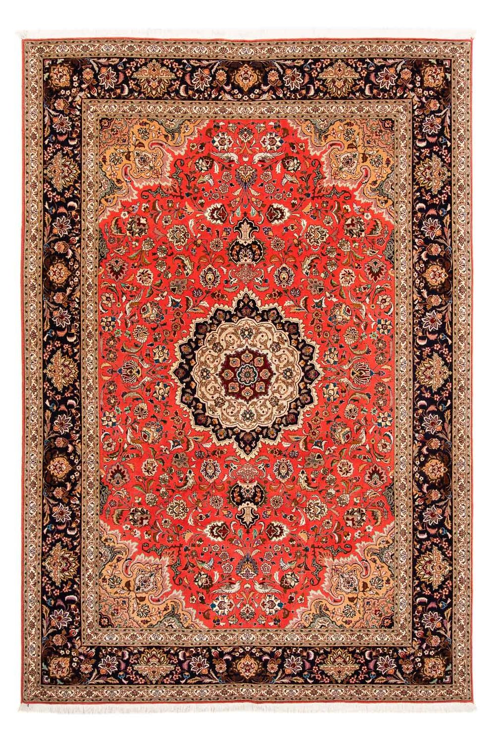 Tapis persan - Tabriz - Royal - 304 x 206 cm - rouge