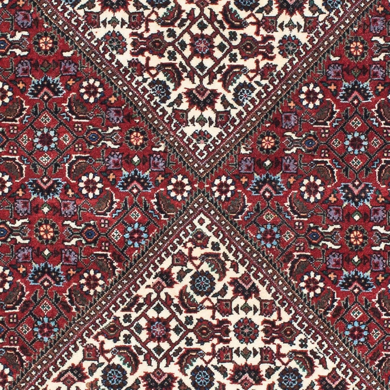 Tapis de couloir Tapis persan - Bidjar - 214 x 83 cm - rouge clair